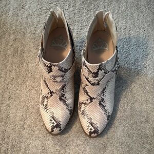 Snakeskin Ankle Boots